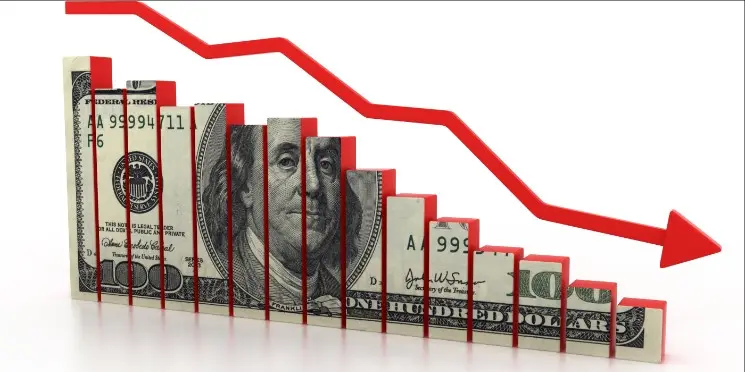 Dólar em queda