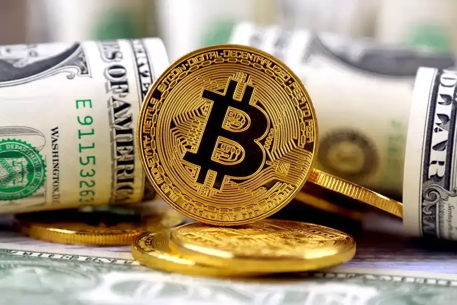 queda do dólar e bitcoin